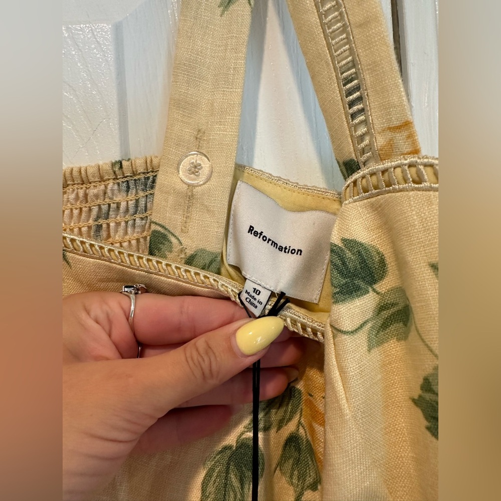 Reformation Everett Linen Dress - Picture 9 of 11